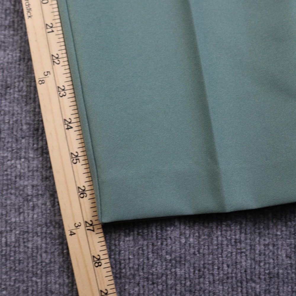 Alfred Dunner Pants Womens 6 Petite Green Elastic Waist Pull On Made USA Pockets - Picture 4 of 8